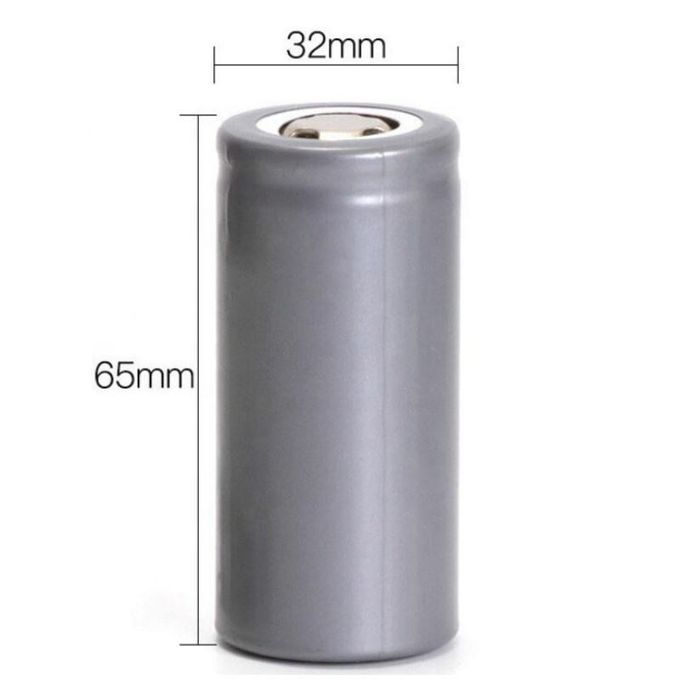 円筒型バッテリー 6000mAh 32650 リチウムイオンバッテリー 3.2vライフポ4バッテリー 0